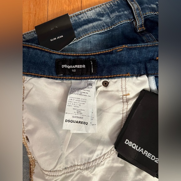 Dsquared2 paint-splatter Distress Italy-made Jeans - Picture 12 of 15